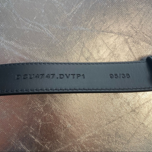 Versace Medusa-head “La Medusa” black leather belt w/enamel buckle NWOT - Picture 2 of 11